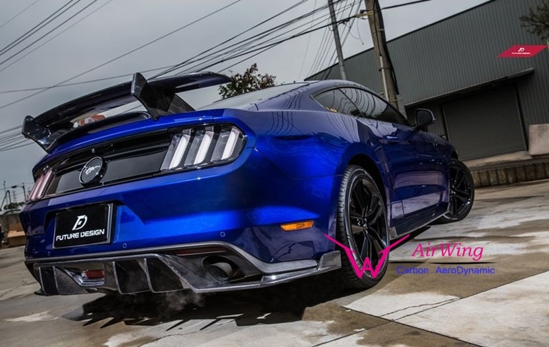 Mustang - HP-GT style Carbon Trunk Spoiler 05
